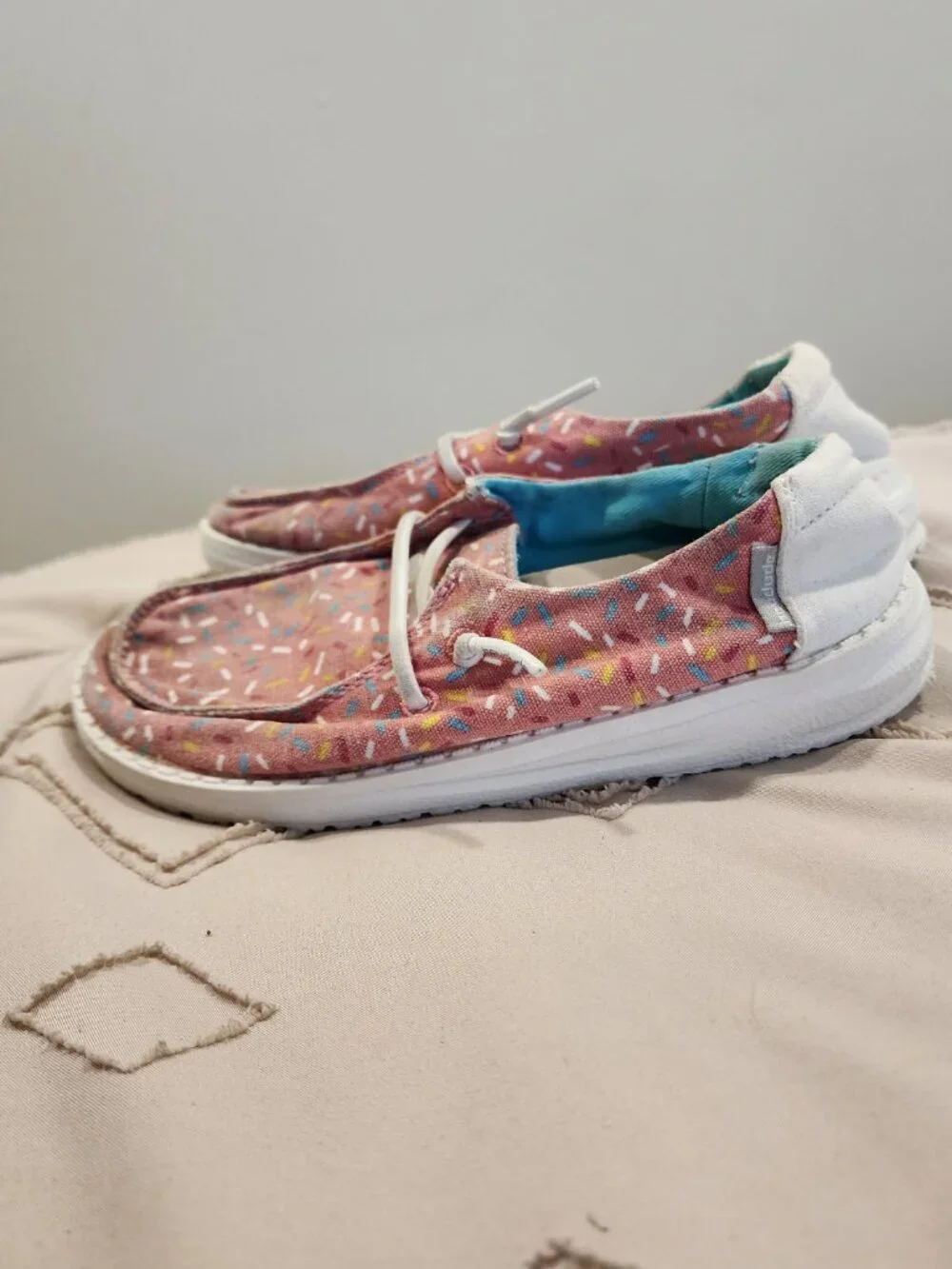 Hey Dude Wendy Birthday Pink Sprinkle - Kid Size 11